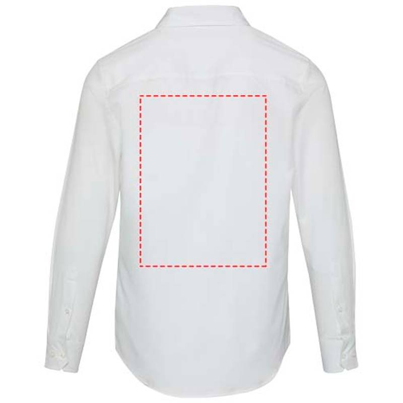 Citrine pánska keprová košeľa, biela, XS Citrine pánska keprová košeľa, biela, XS