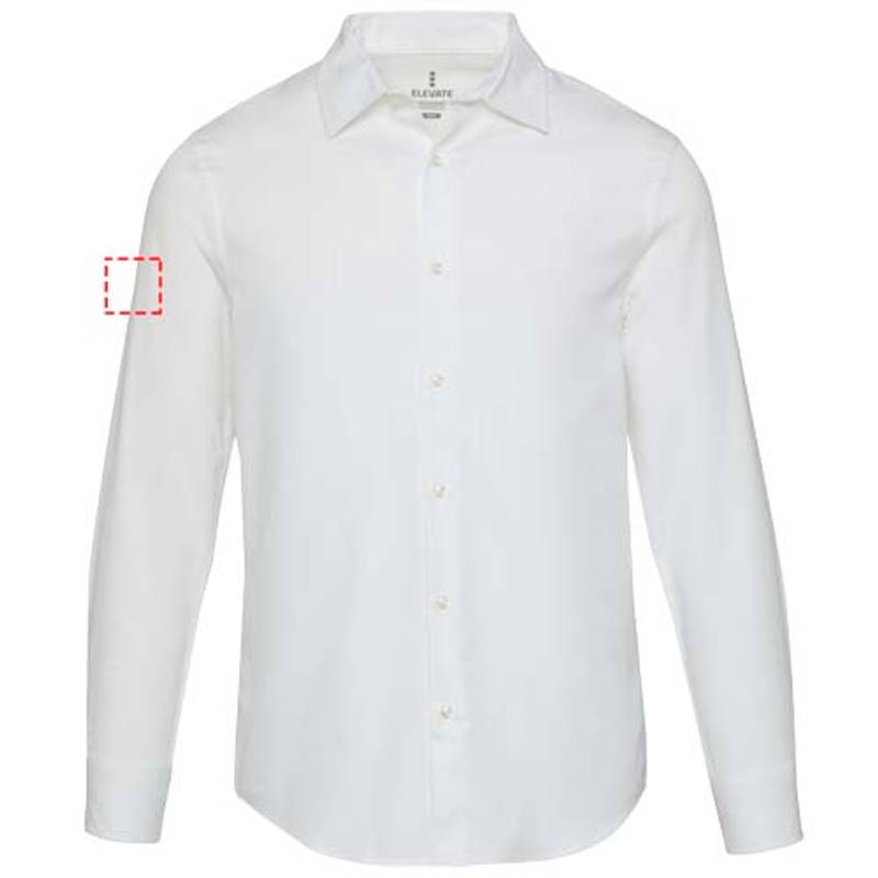 Citrine pánska keprová košeľa, biela, XS Citrine pánska keprová košeľa, biela, XS