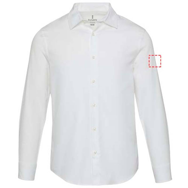 Citrine pánska keprová košeľa, biela, XS Citrine pánska keprová košeľa, biela, XS