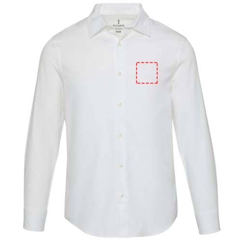 Citrine pánska keprová košeľa, biela, XS Citrine pánska keprová košeľa, biela, XS