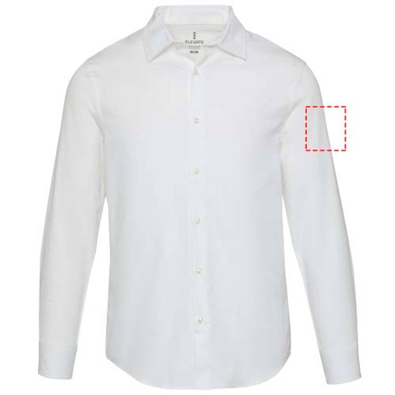 Citrine pánska keprová košeľa, biela, XS Citrine pánska keprová košeľa, biela, XS