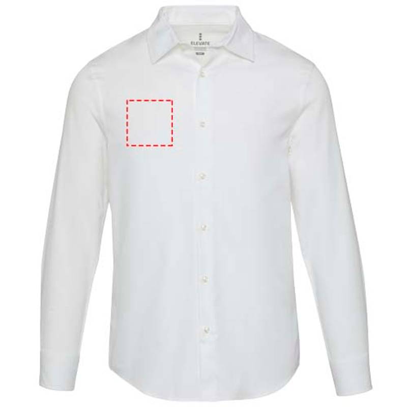 Citrine pánska keprová košeľa, biela, XS Citrine pánska keprová košeľa, biela, XS