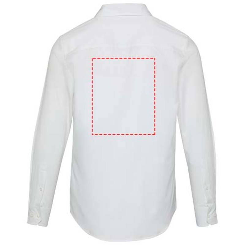 Citrine pánska keprová košeľa, biela, XS Citrine pánska keprová košeľa, biela, XS