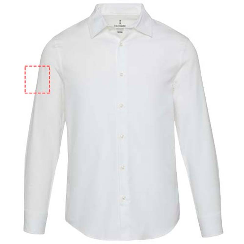 Citrine pánska keprová košeľa, biela, XS Citrine pánska keprová košeľa, biela, XS