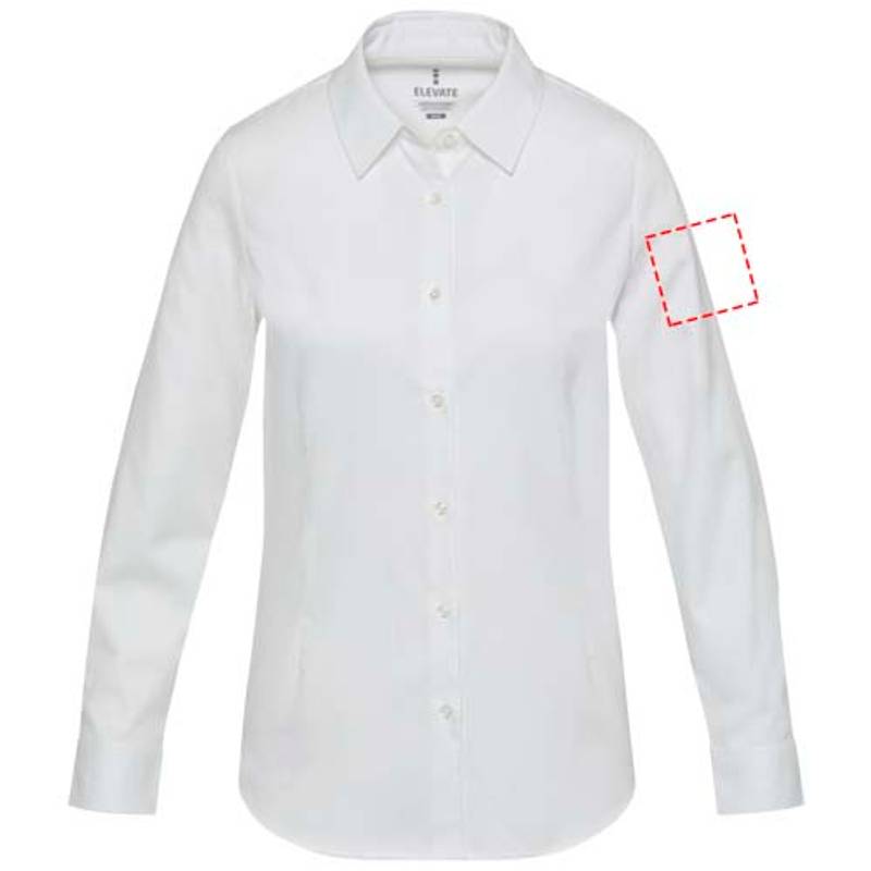 Citrine dámska keprová košeľa, biela, XS Citrine dámska keprová košeľa, biela, XS