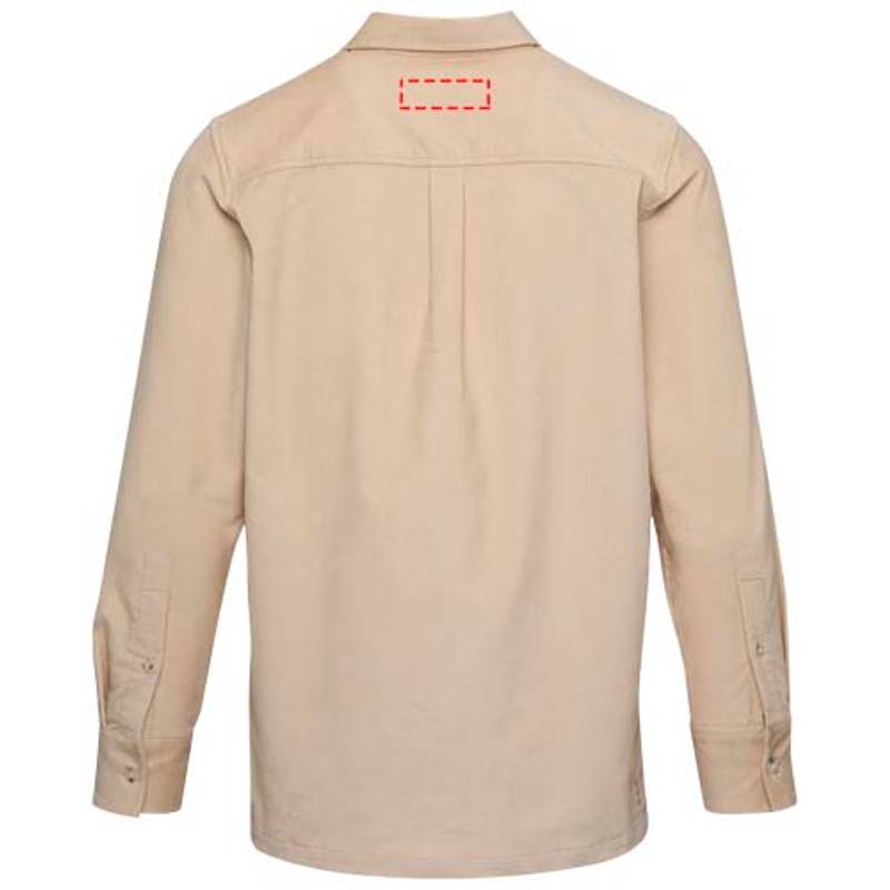 Alum menčestrová unisex košeľa, hnedá Oatmeal, XS Alum menčestrová unisex košeľa, hnedá Oatmeal, XS