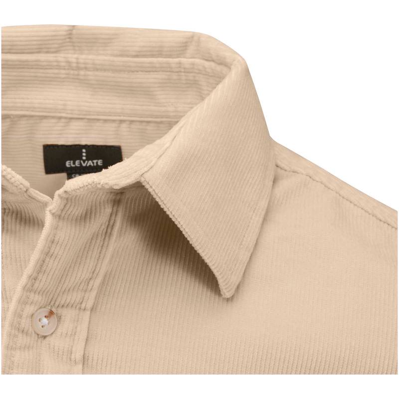 Alum menčestrová unisex košeľa, hnedá Oatmeal, XS Alum menčestrová unisex košeľa, hnedá Oatmeal, XS