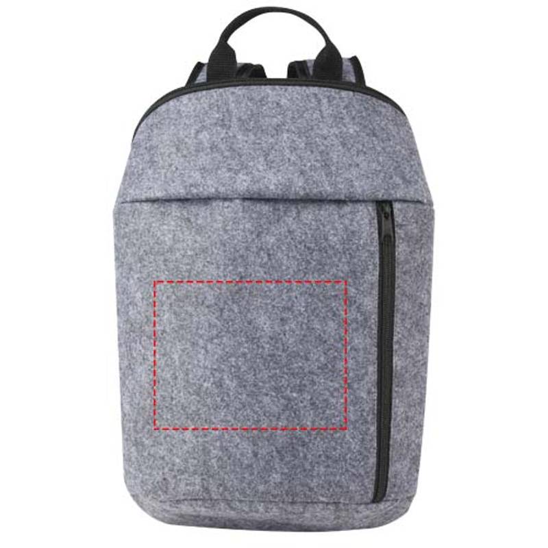 GRS recyklovaný plstený chladiaci batoh 7 l Felta, sivá Mid GRS recyklovaný plstený chladiaci batoh 7 l Felta, sivá Mid