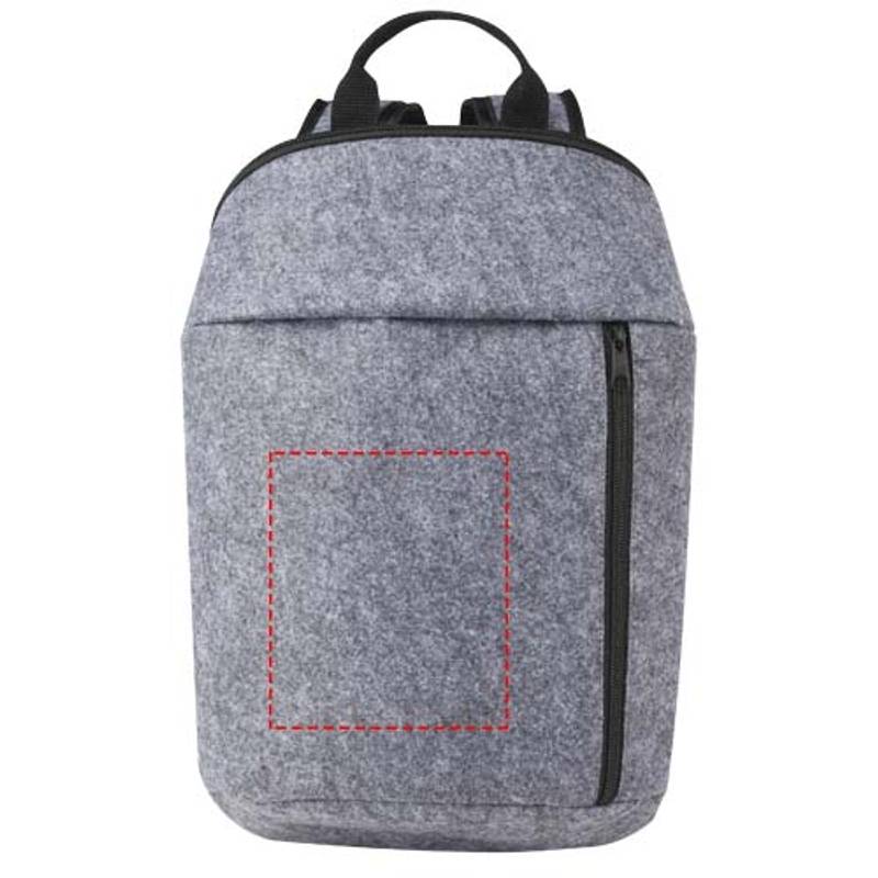 GRS recyklovaný plstený chladiaci batoh 7 l Felta, sivá Mid GRS recyklovaný plstený chladiaci batoh 7 l Felta, sivá Mid