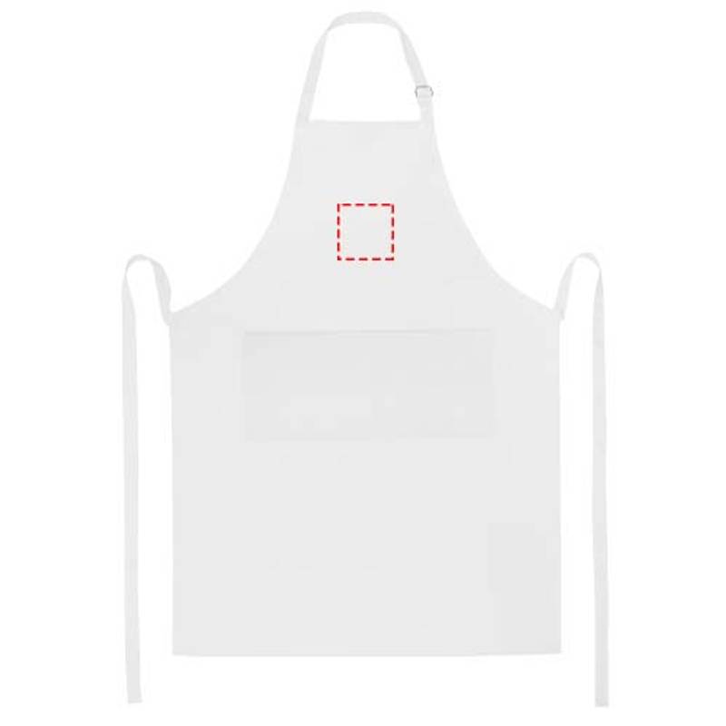 Zástera Andrea 240 g/m² s nastaviteľným krčným popruhom, zelená Heather Zástera Andrea 240 g/m² s nastaviteľným krčným popruhom, zelená Heather