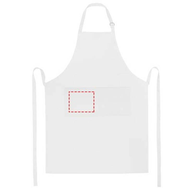 Zástera Andrea 240 g/m² s nastaviteľným krčným popruhom, zelená Heather Zástera Andrea 240 g/m² s nastaviteľným krčným popruhom, zelená Heather