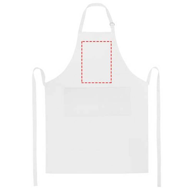 Zástera Andrea 240 g/m² s nastaviteľným krčným popruhom, zelená Heather Zástera Andrea 240 g/m² s nastaviteľným krčným popruhom, zelená Heather