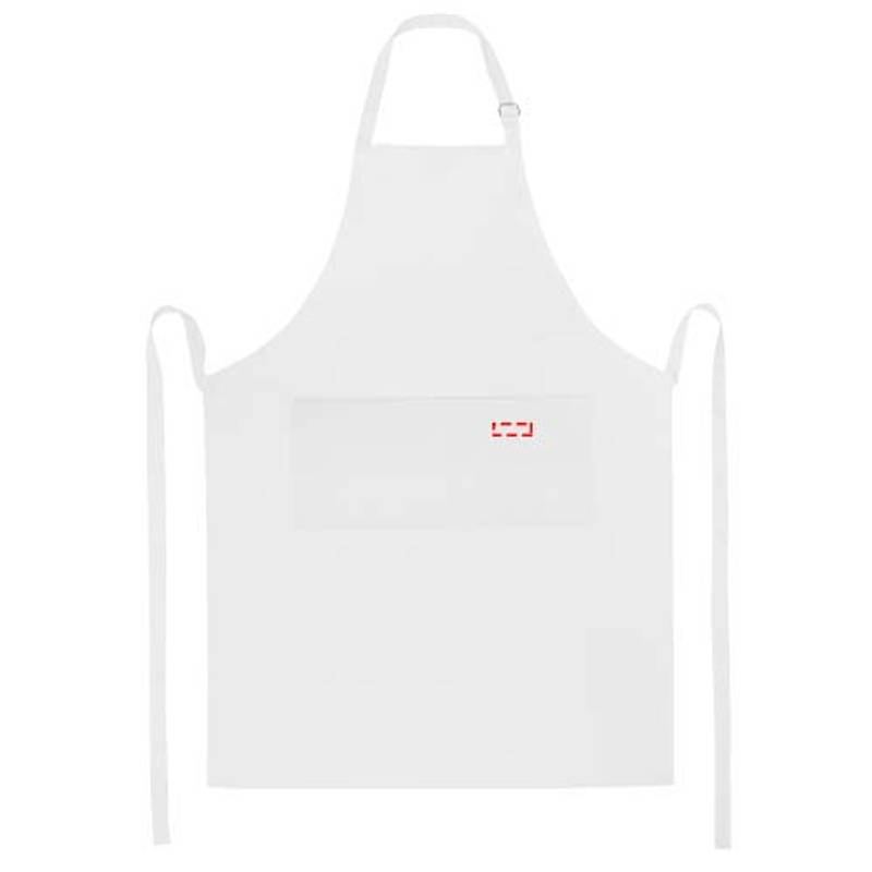 Zástera Andrea 240 g/m² s nastaviteľným krčným popruhom, zelená Heather Zástera Andrea 240 g/m² s nastaviteľným krčným popruhom, zelená Heather