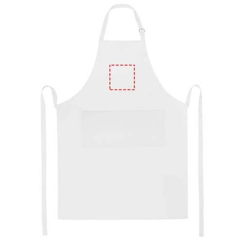 Zástera Andrea 240 g/m² s nastaviteľným krčným popruhom, zelená Heather Zástera Andrea 240 g/m² s nastaviteľným krčným popruhom, zelená Heather