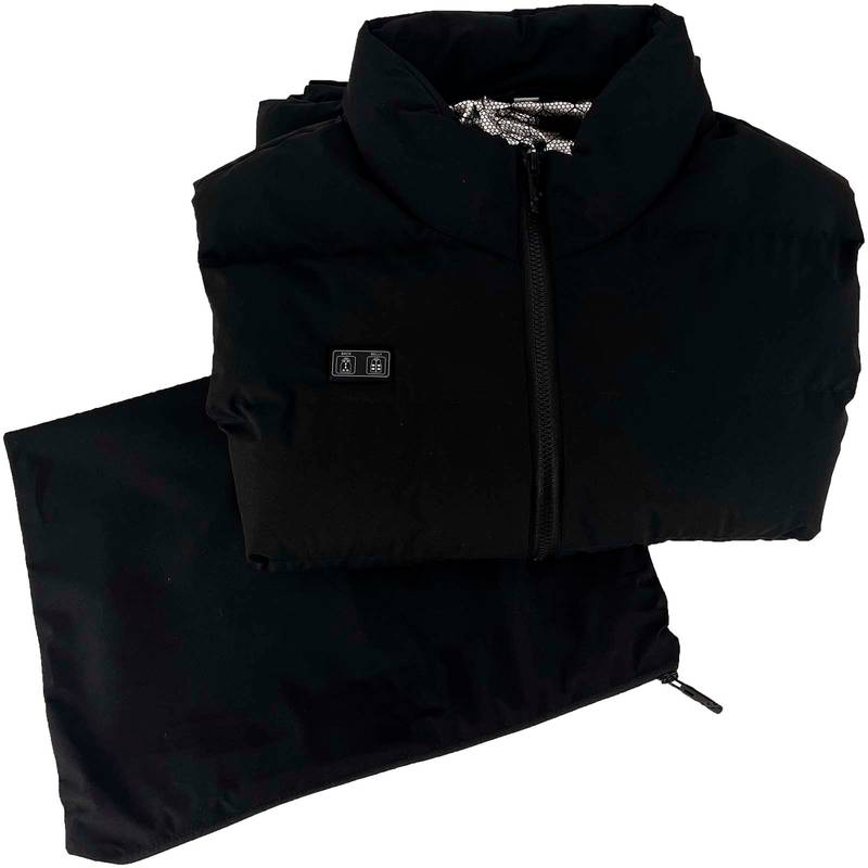 Vyhřívaná vesta s powerbankou SCX.design G01, černá, S Vyhřívaná vesta s powerbankou SCX.design G01, černá, S