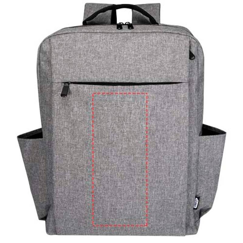 GRS recyklovaný batoh na notebook veľkosti 15″ (38 cm), 15 l Libra, sivá Heather GRS recyklovaný batoh na notebook veľkosti 15″ (38 cm), 15 l Libra, sivá Heather