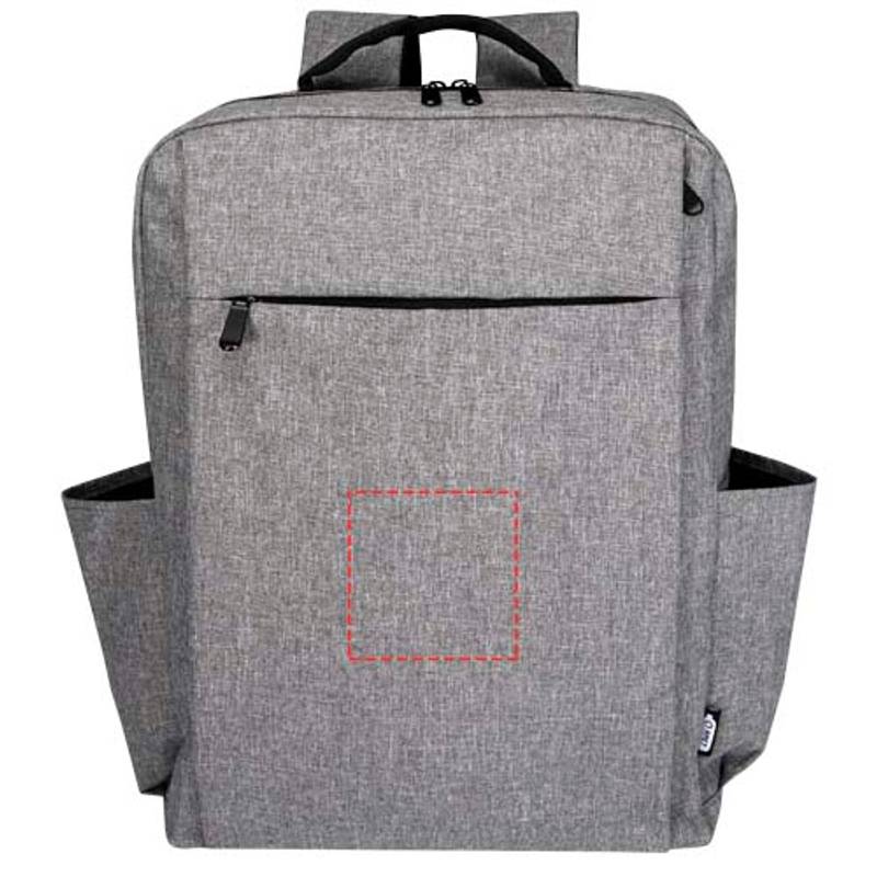 GRS recyklovaný batoh na notebook veľkosti 15″ (38 cm), 15 l Libra, sivá Heather GRS recyklovaný batoh na notebook veľkosti 15″ (38 cm), 15 l Libra, sivá Heather