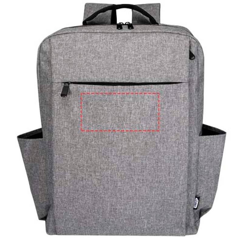 GRS recyklovaný batoh na notebook veľkosti 15″ (38 cm), 15 l Libra, sivá Heather GRS recyklovaný batoh na notebook veľkosti 15″ (38 cm), 15 l Libra, sivá Heather