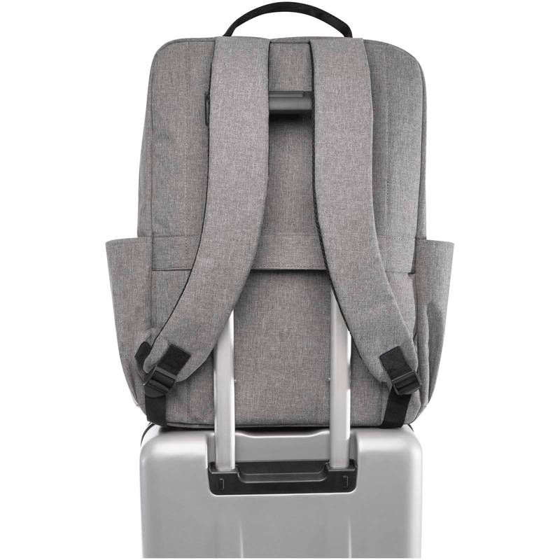 GRS recyklovaný batoh na notebook veľkosti 15″ (38 cm), 15 l Libra, sivá Heather GRS recyklovaný batoh na notebook veľkosti 15″ (38 cm), 15 l Libra, sivá Heather