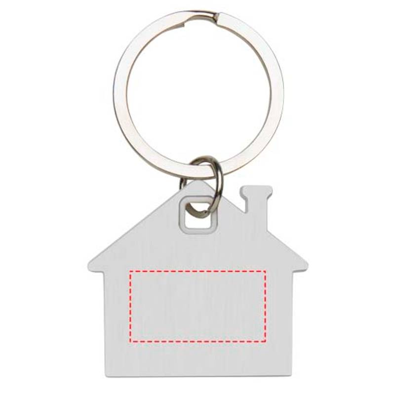 Kľúčenka v tvare domu Nook, biela Kľúčenka v tvare domu Nook, biela