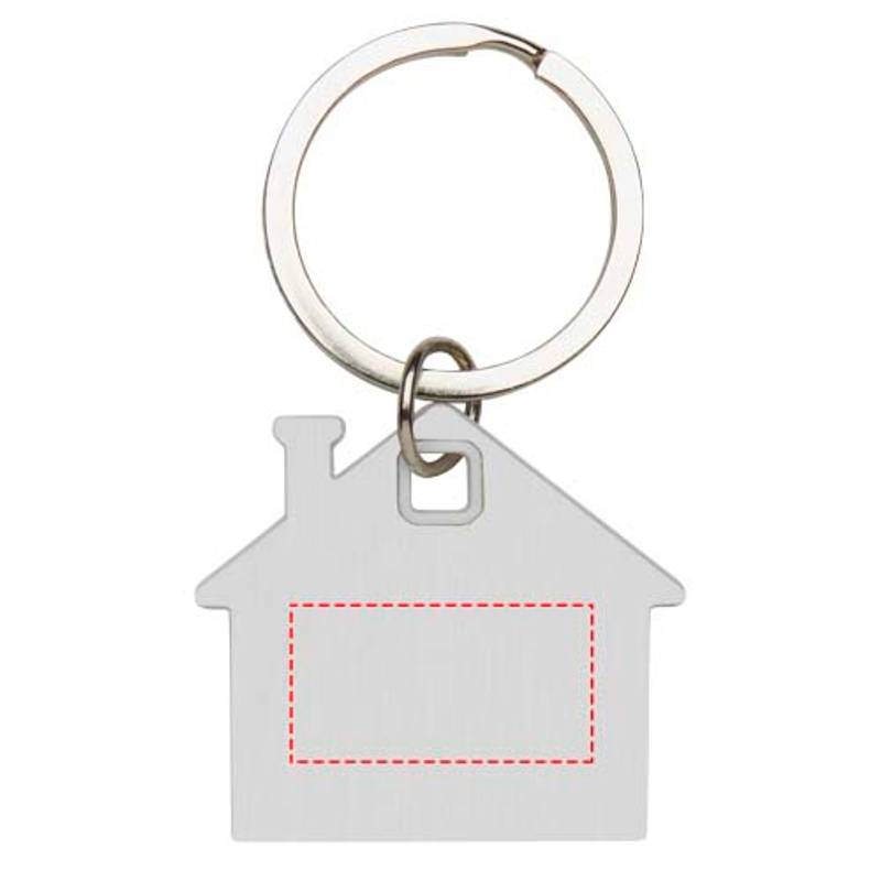 Kľúčenka v tvare domu Nook, biela Kľúčenka v tvare domu Nook, biela