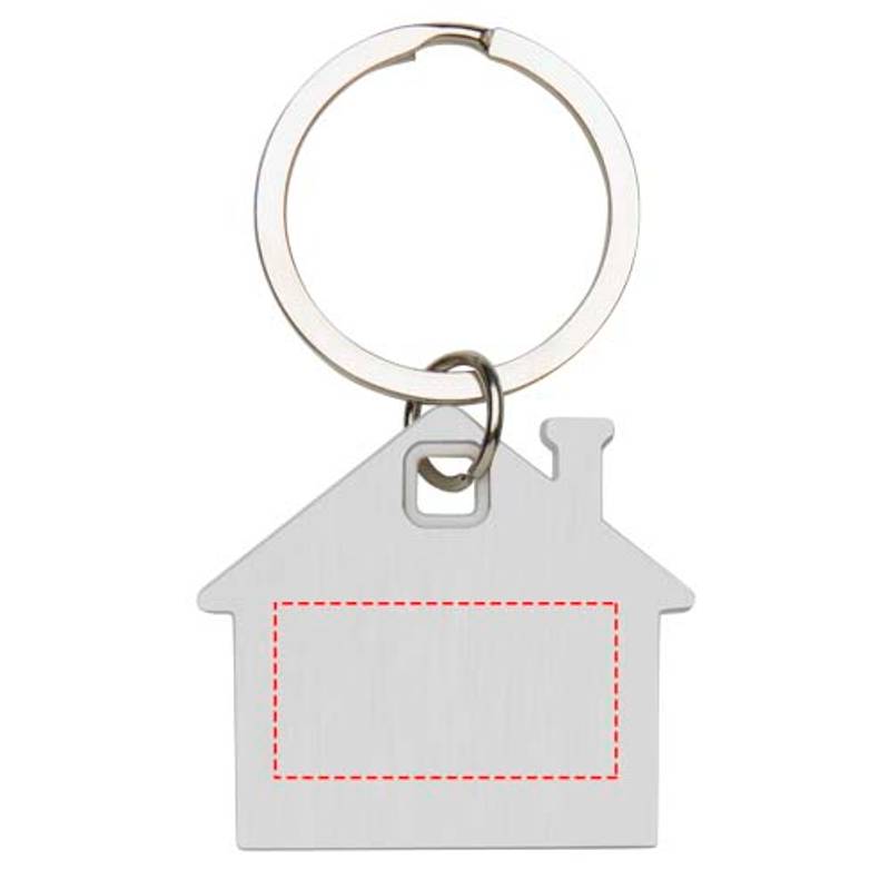 Kľúčenka v tvare domu Nook, biela Kľúčenka v tvare domu Nook, biela
