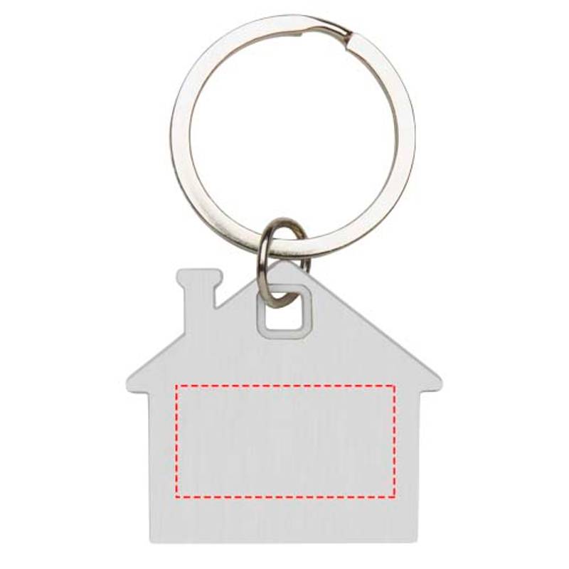 Kľúčenka v tvare domu Nook, biela Kľúčenka v tvare domu Nook, biela