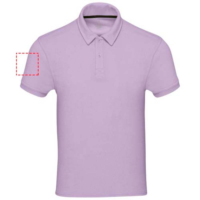 Unisex polo Akoya z recyklovaného froté, fialová Lilac, XS Unisex polo Akoya z recyklovaného froté, fialová Lilac, XS