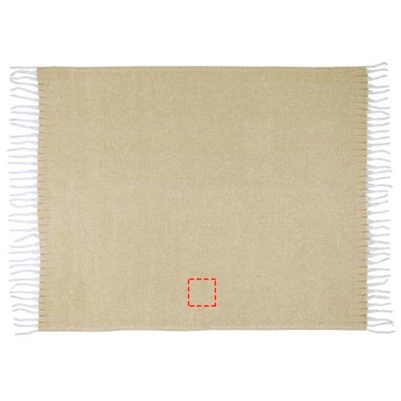 Dolly deka z recyklovaného materiálu GRS, hnědá Beige Dolly deka z recyklovaného materiálu GRS, hnědá Beige