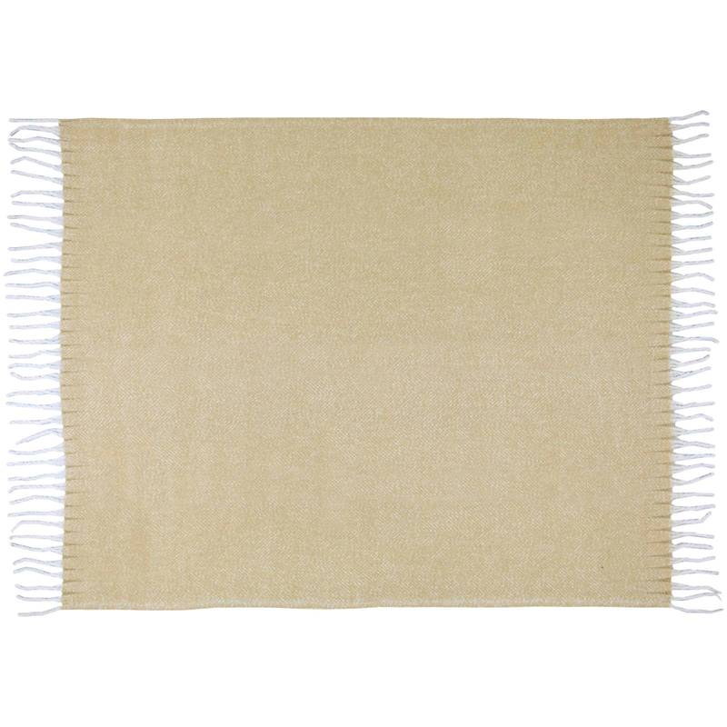 Dolly deka z recyklovaného materiálu GRS, hnědá Beige Dolly deka z recyklovaného materiálu GRS, hnědá Beige