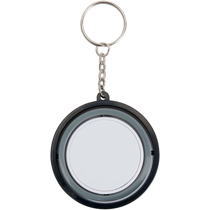 Spinx gyroskopický fidget přívěsek na klíče z recyklovaného plastu, černá Spinx gyroskopický fidget přívěsek na klíče z recyklovaného plastu, černá