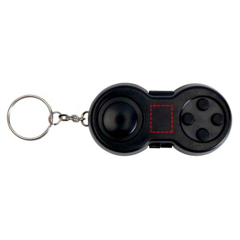 Fidgix fidget prívesok na kľúče v štýle herného ovládača, čierna Fidgix fidget prívesok na kľúče v štýle herného ovládača, čierna