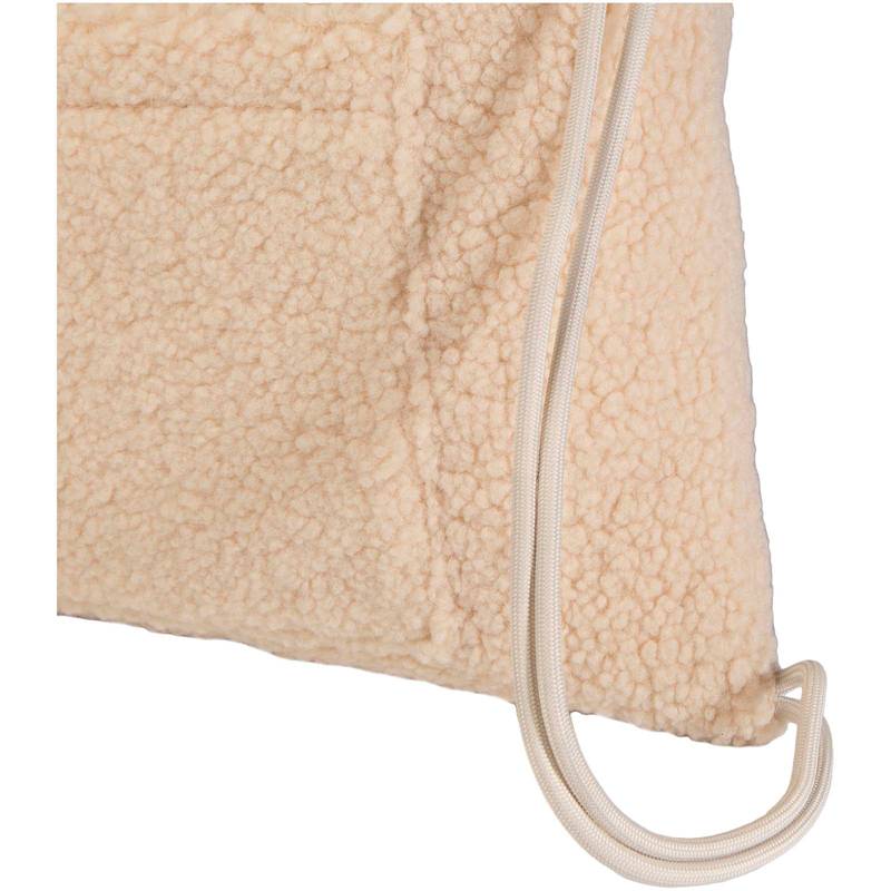 GRS recyklovaný sherpa šnúrkový batoh Bear, 9 l, hnedá Natural GRS recyklovaný sherpa šnúrkový batoh Bear, 9 l, hnedá Natural