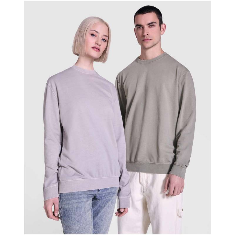 Jaya unisex sveter s okrúhlym výstrihom crewneck, sivá, 3XL Jaya unisex sveter s okrúhlym výstrihom crewneck, sivá, 3XL
