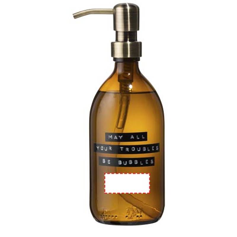 Wellmark Bubbles dávkovač mydla na ruky 500 ml, žltá Amber Wellmark Bubbles dávkovač mydla na ruky 500 ml, žltá Amber