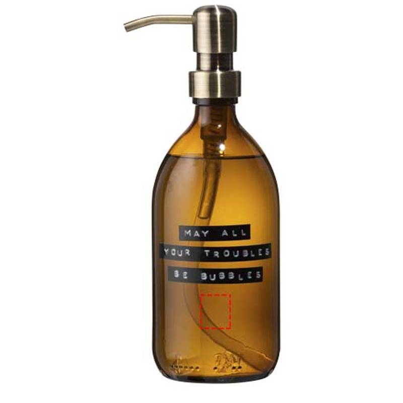 Wellmark Bubbles dávkovač mydla na ruky 500 ml, žltá Amber Wellmark Bubbles dávkovač mydla na ruky 500 ml, žltá Amber