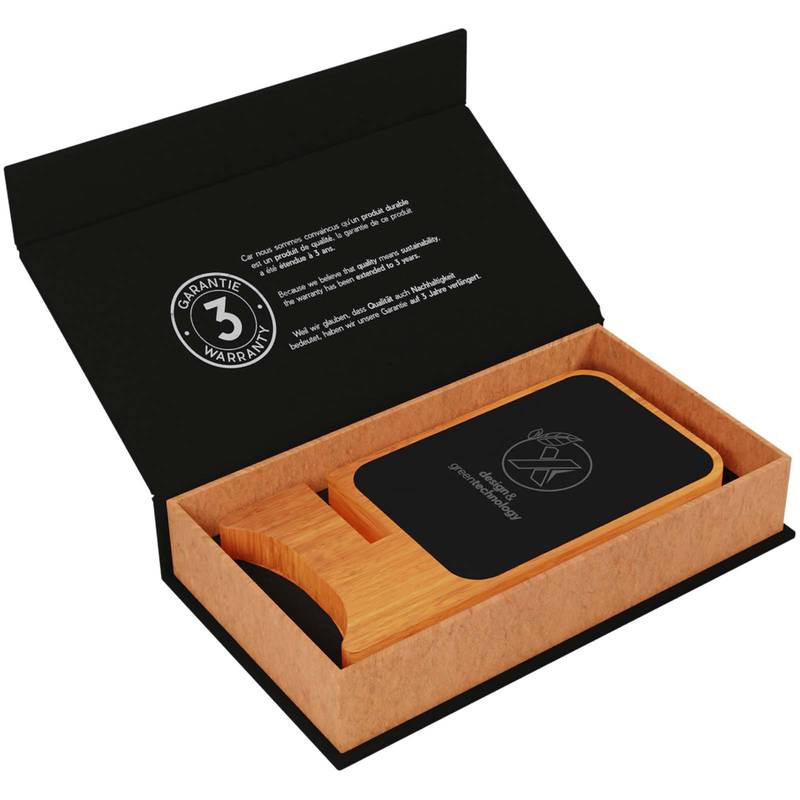 10W bezdrôtový svietiaci nabíjací stojan SCX.design W16, hnedá Wood 10W bezdrôtový svietiaci nabíjací stojan SCX.design W16, hnedá Wood