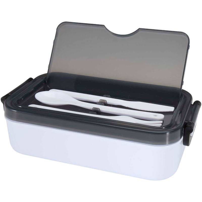 Snappy sada obědového boxu a příborů, bílá Snappy sada obědového boxu a příborů, bílá