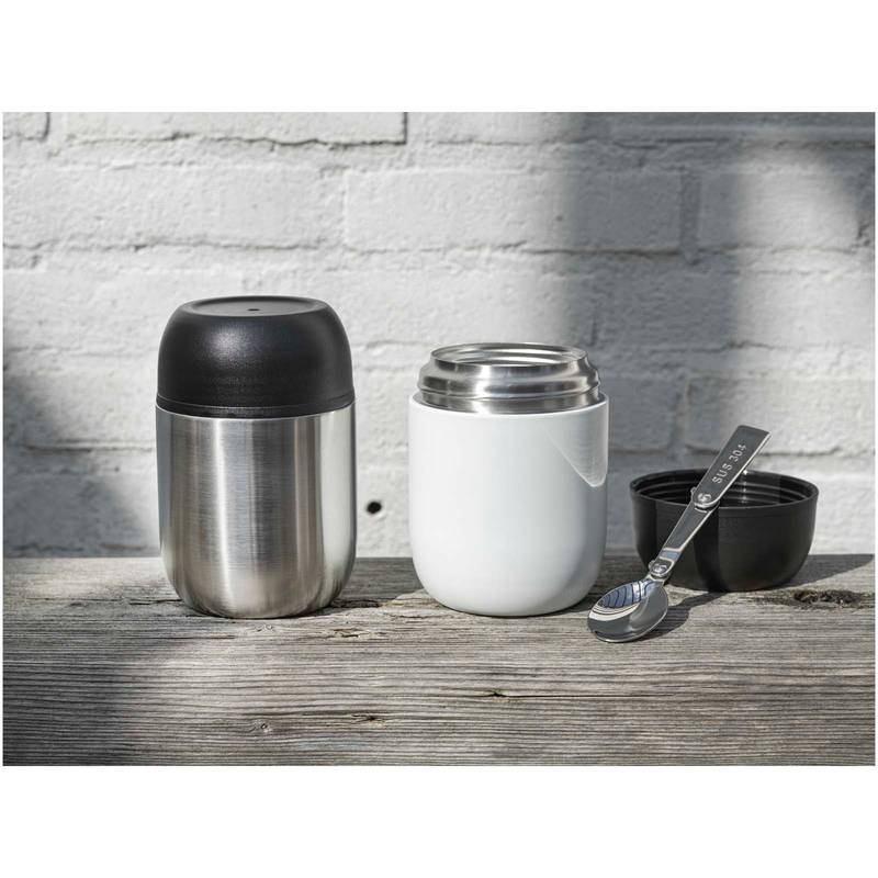 Supo dvojstenný hrniec z recyklovanej nerezovej ocele s objemom 480 ml, biela Supo dvojstenný hrniec z recyklovanej nerezovej ocele s objemom 480 ml, biela