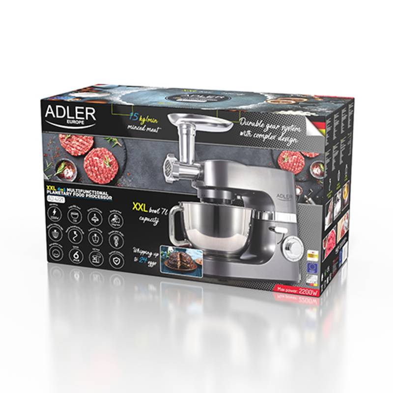Planetárny kuchynský robot 2200W 7L, ADLER AD4221 Planetárny kuchynský robot 2200W 7L, ADLER AD4221