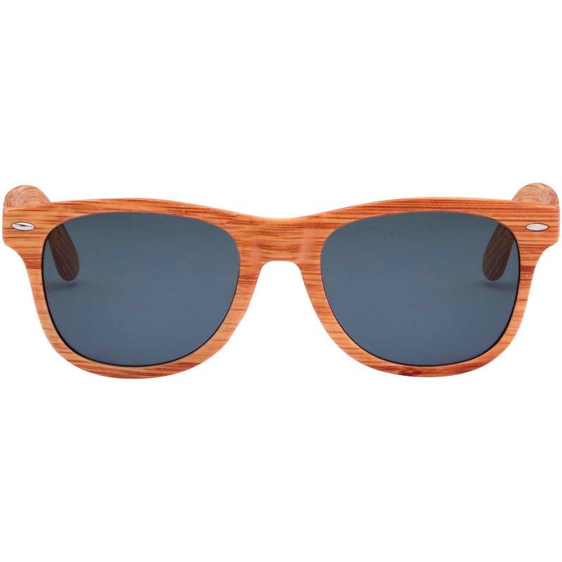 Sluneční brýle Mira s dřevěným vzhledem, hnědá Natural Sluneční brýle Mira s dřevěným vzhledem, hnědá Natural