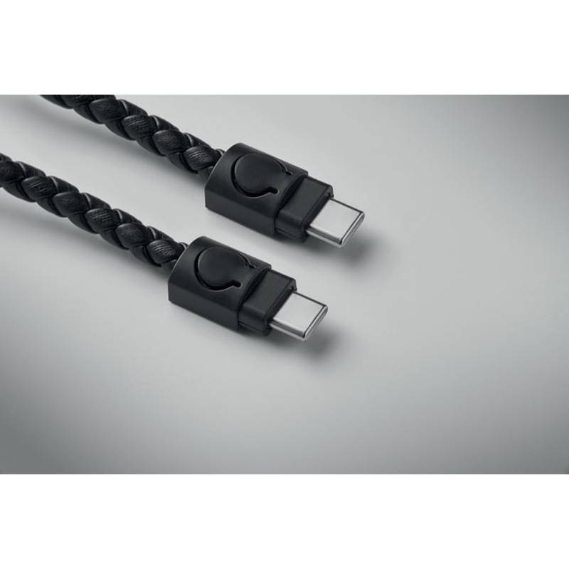 Klíčenka a kabel type-C, černá Klíčenka a kabel type-C, černá