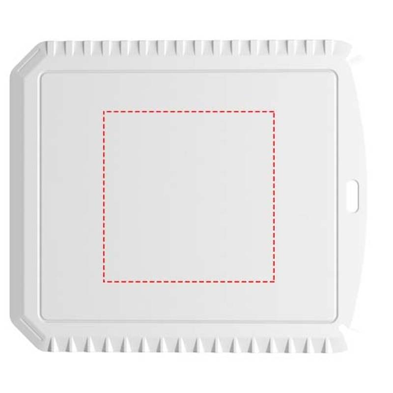 Obdĺžniková škrabka na ľad Thrym z recyklovaného plastu, biela Obdĺžniková škrabka na ľad Thrym z recyklovaného plastu, biela