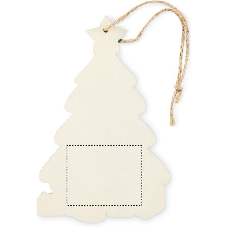 Vianočná ozdoba na stromček, hnedá Wood Vianočná ozdoba na stromček, hnedá Wood