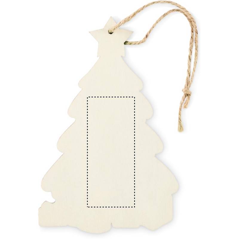 Vianočná ozdoba na stromček, hnedá Wood Vianočná ozdoba na stromček, hnedá Wood