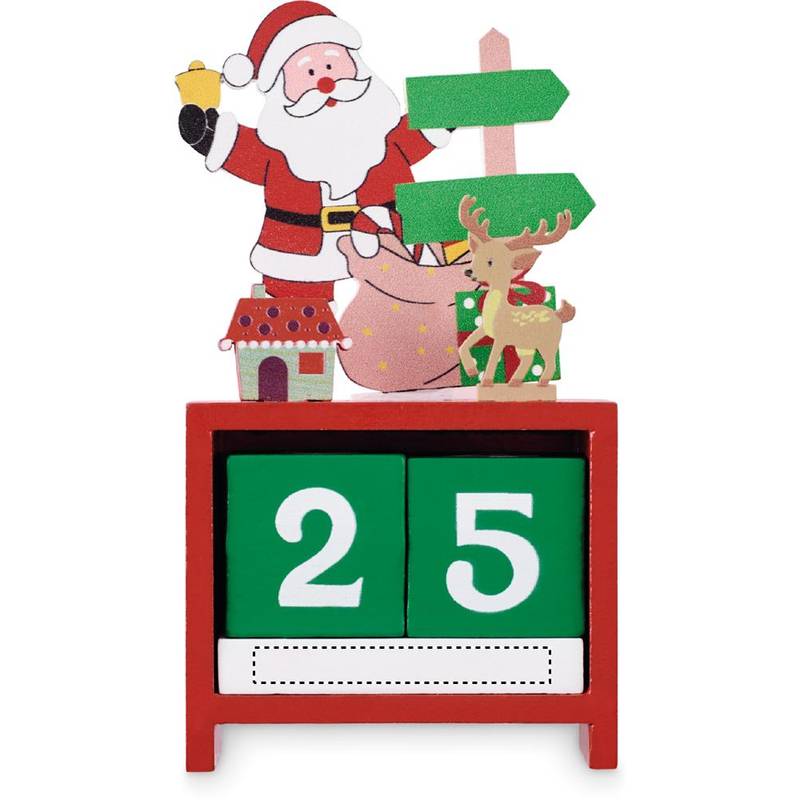 Vianočný odpočítavací kalendár, viacfarebná Vianočný odpočítavací kalendár, viacfarebná