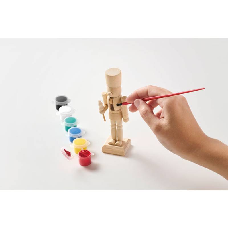 Maľovacia sada Luskáčik, hnedá Wood Maľovacia sada Luskáčik, hnedá Wood