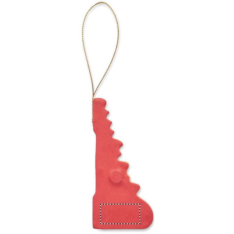 Papierová ozdoba na stromček, červená Papierová ozdoba na stromček, červená