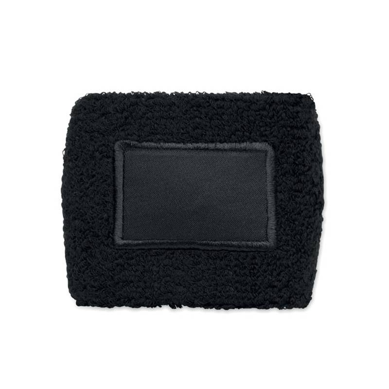 Náramek z polybavlny, černá Náramek z polybavlny, černá