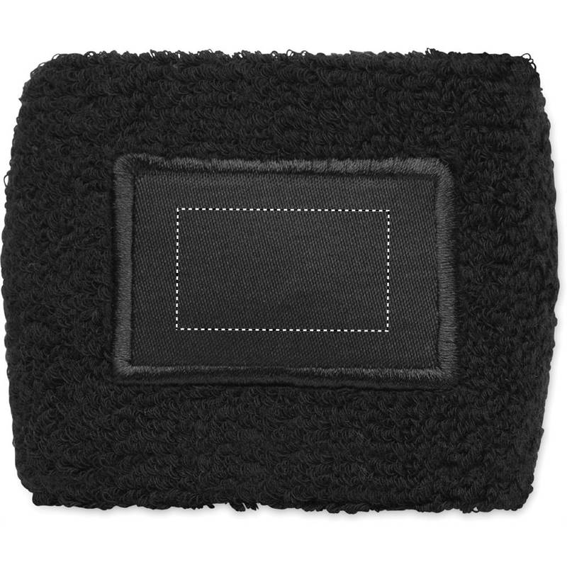 Náramek z polybavlny, černá Náramek z polybavlny, černá